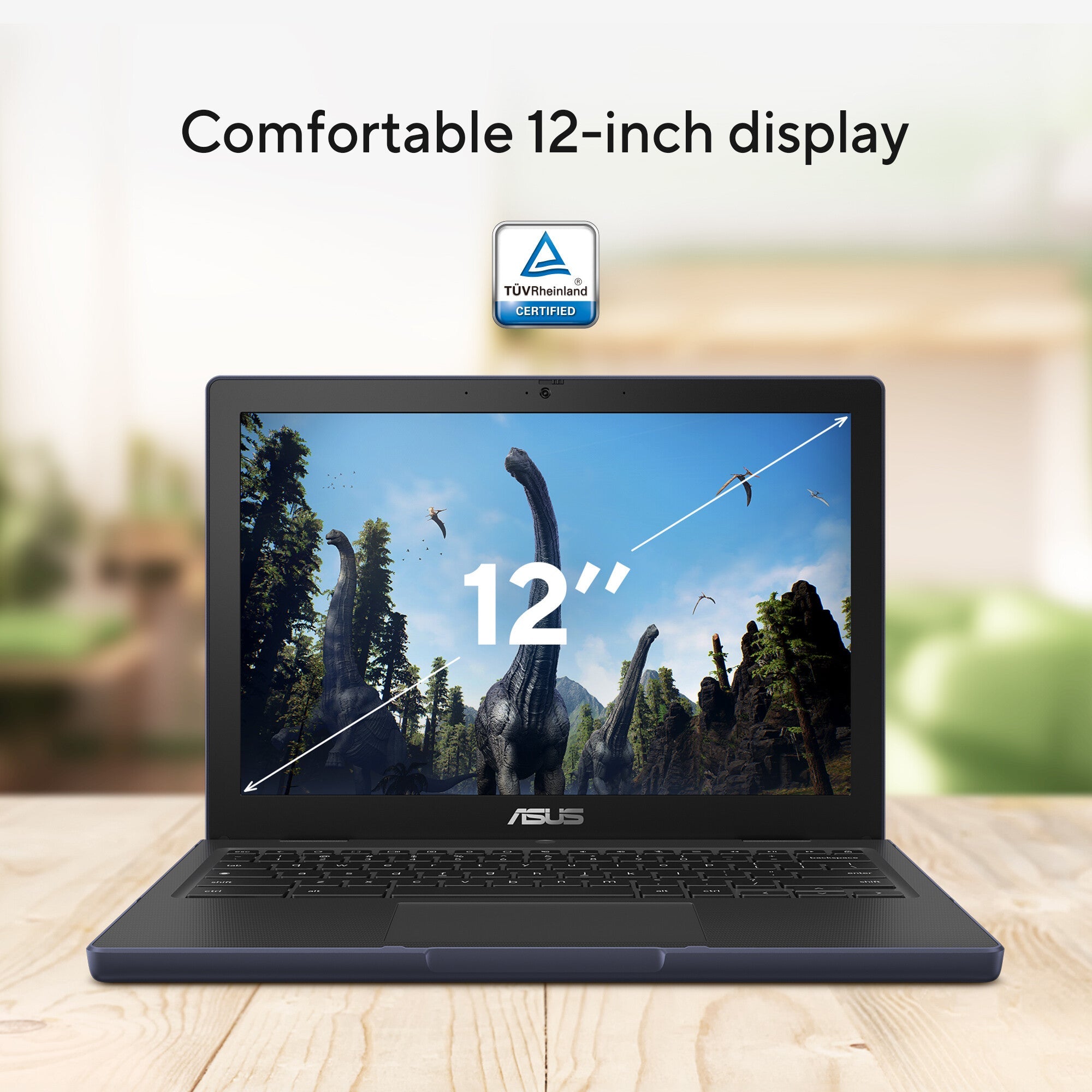 ASUS Chromebook Hybrid (2-in-1) - 31 cm (12.2") - Touchscreen - MediaTek Kompanio 520 - 4 GB LPDDR4x-SDRAM - 64 GB eMMC - Wi-Fi 6 - ChromeOS - Grey