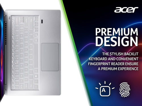 Acer Swift 3 Laptop - 35.6 cm (14") - AMD Ryzen 7 5700U - 16 GB LPDDR4x-SDRAM - 1 TB SSD - Wi-Fi 6 - Windows 11 Home - Silver