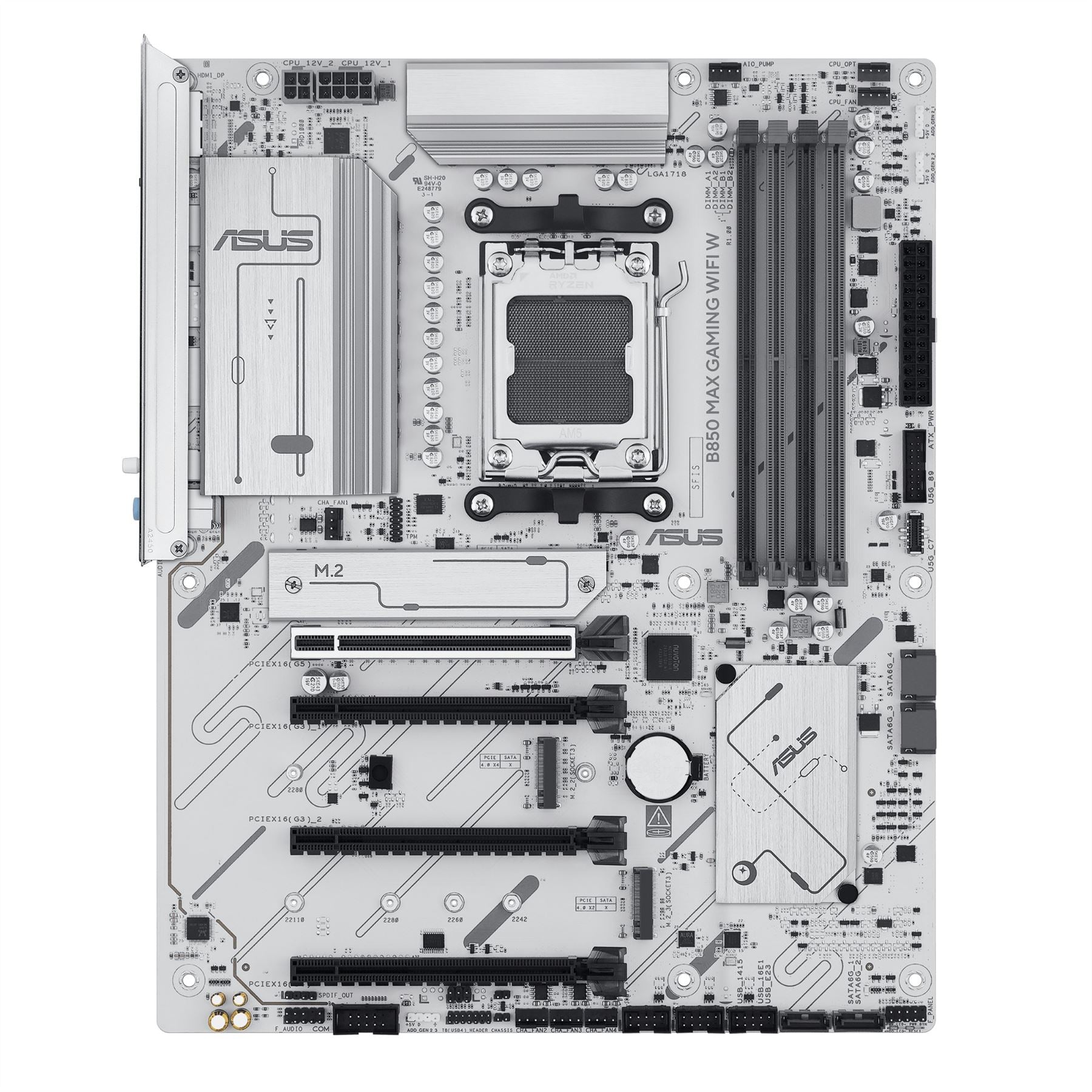 ASUS B850 MAX GAMING WIFI W ATX motherboard - AMD B850 Socket AM5