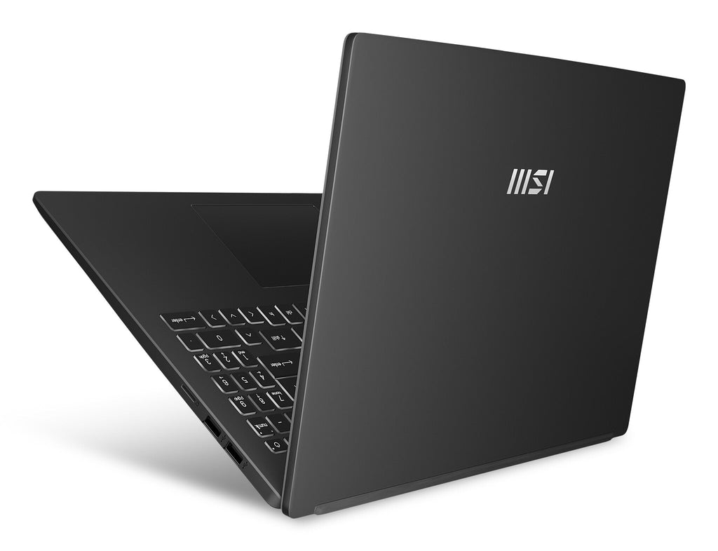 MSI Modern 15 Laptop - 39.6 cm (15.6") - Intel® Core™ i7-1255U  - 8 GB DDR4-SDRAM - 256 GB SSD - Wi-Fi 6 - Windows 11 Home - Black