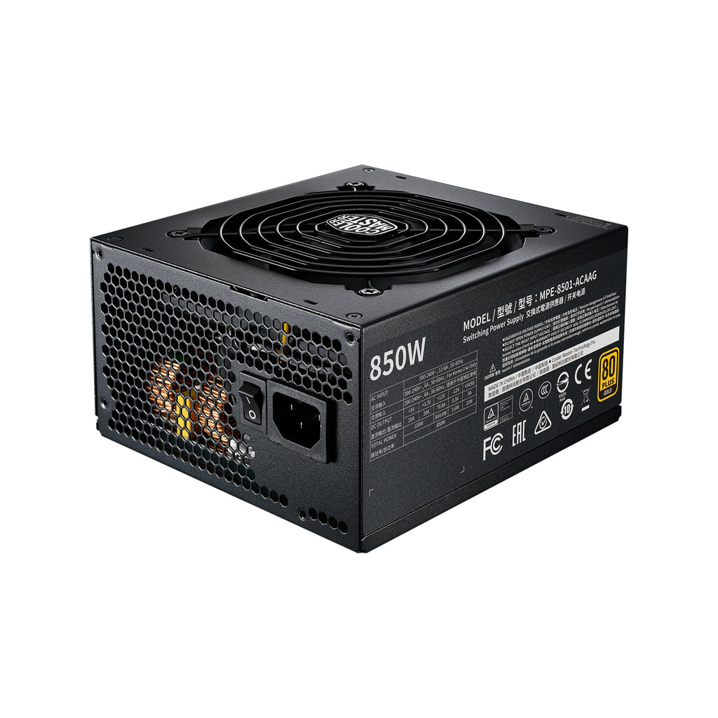 Cooler Master MWE V2 - 850W 24-pin 80+ Gold Fully Modular Power Supply Unit