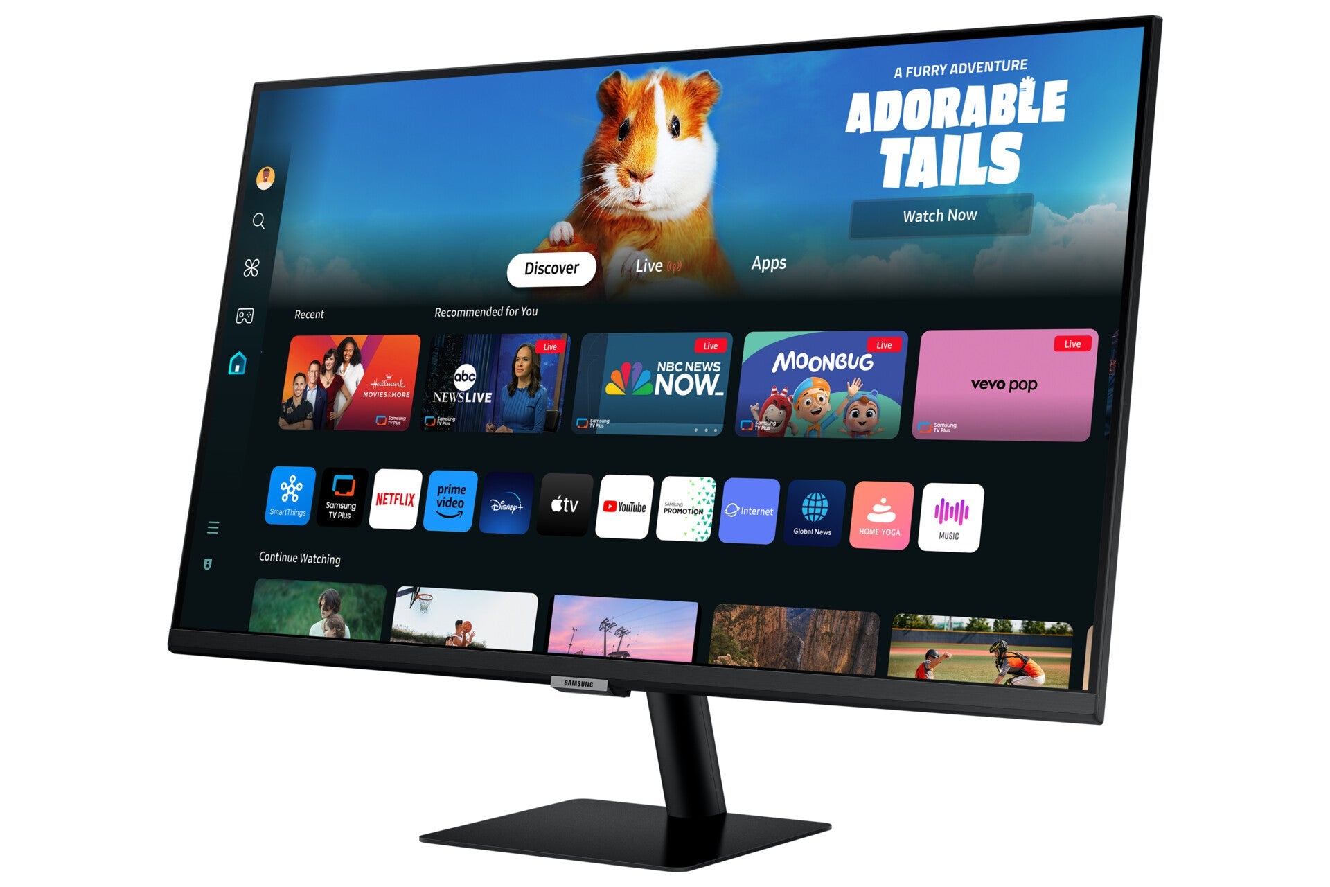 Samsung Smart Monitor M5 -  68.6 cm (27") - 1920 x 1080 pixels Full HD LED Monitor