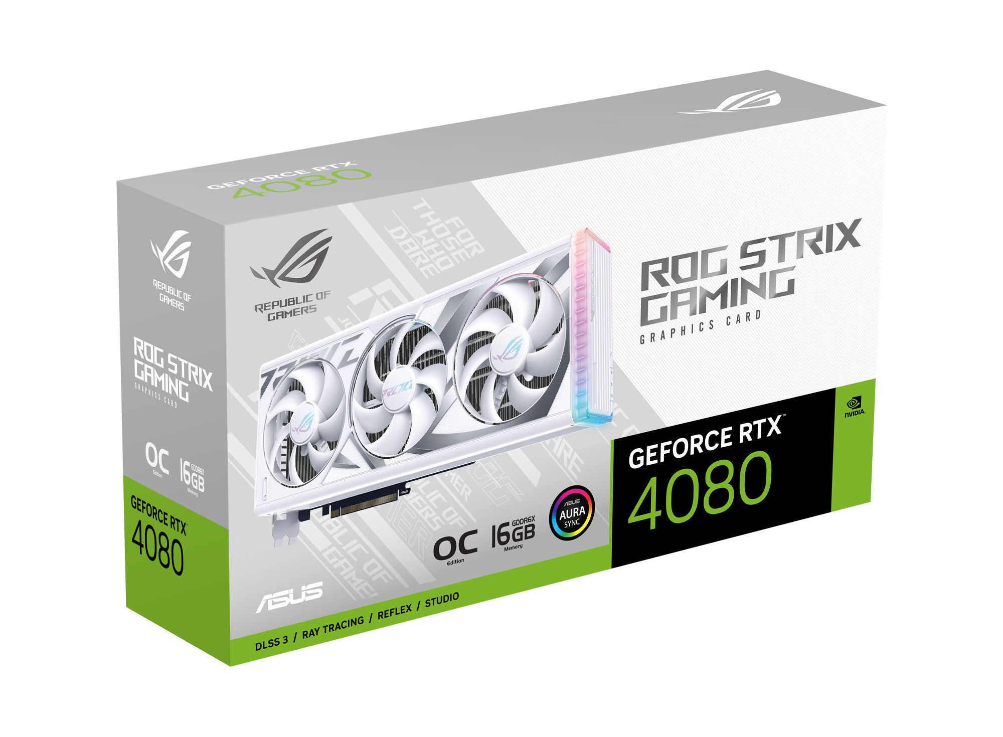 ASUS ROG STRIX GAMING "White Edition" - NVIDIA 16 GB GDDR6X GeForce RTX 4080 graphics card