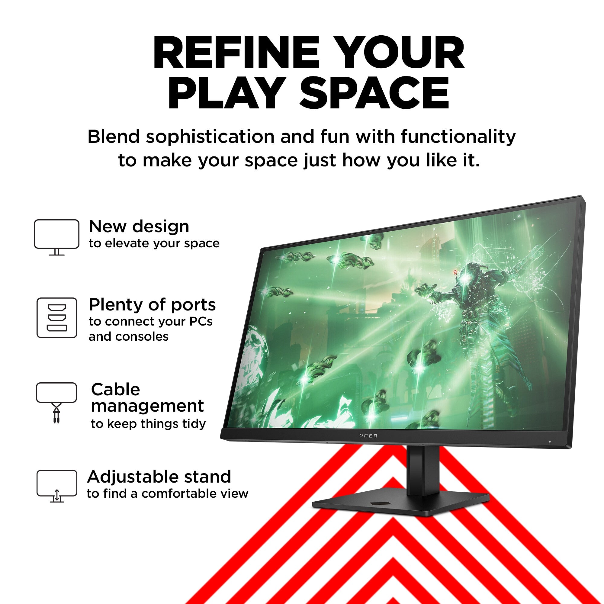 HP OMEN 27Q - 68.6 cm (27") - 2560 x 1440 pixels QHD Monitor
