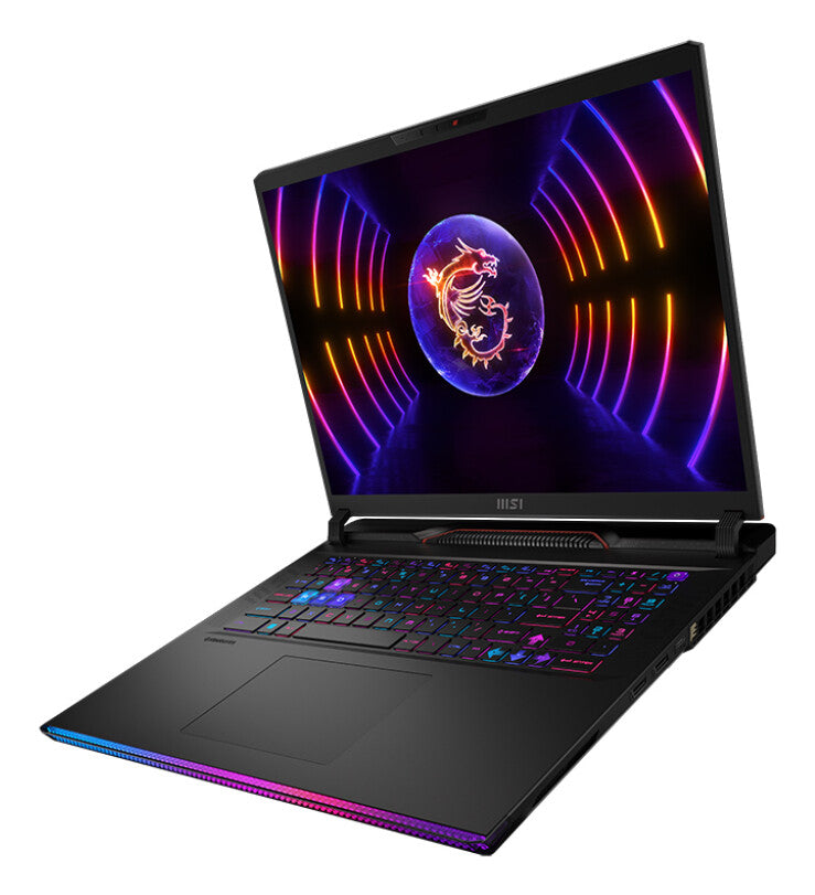 MSI Gaming RAIDER GE78HX Laptop - 43.2 cm (17") - Intel® Core™ i9-13980HX - 32 GB DDR5-SDRAM - 2 TB SSD - NVIDIA GeForce RTX 4080 - Wi-Fi 6E - Windows 11 Home - Black
