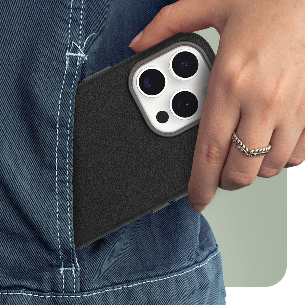 OtterBox Symmetry Cactus with MagSafe for iPhone 15 Pro in Noir Ash
