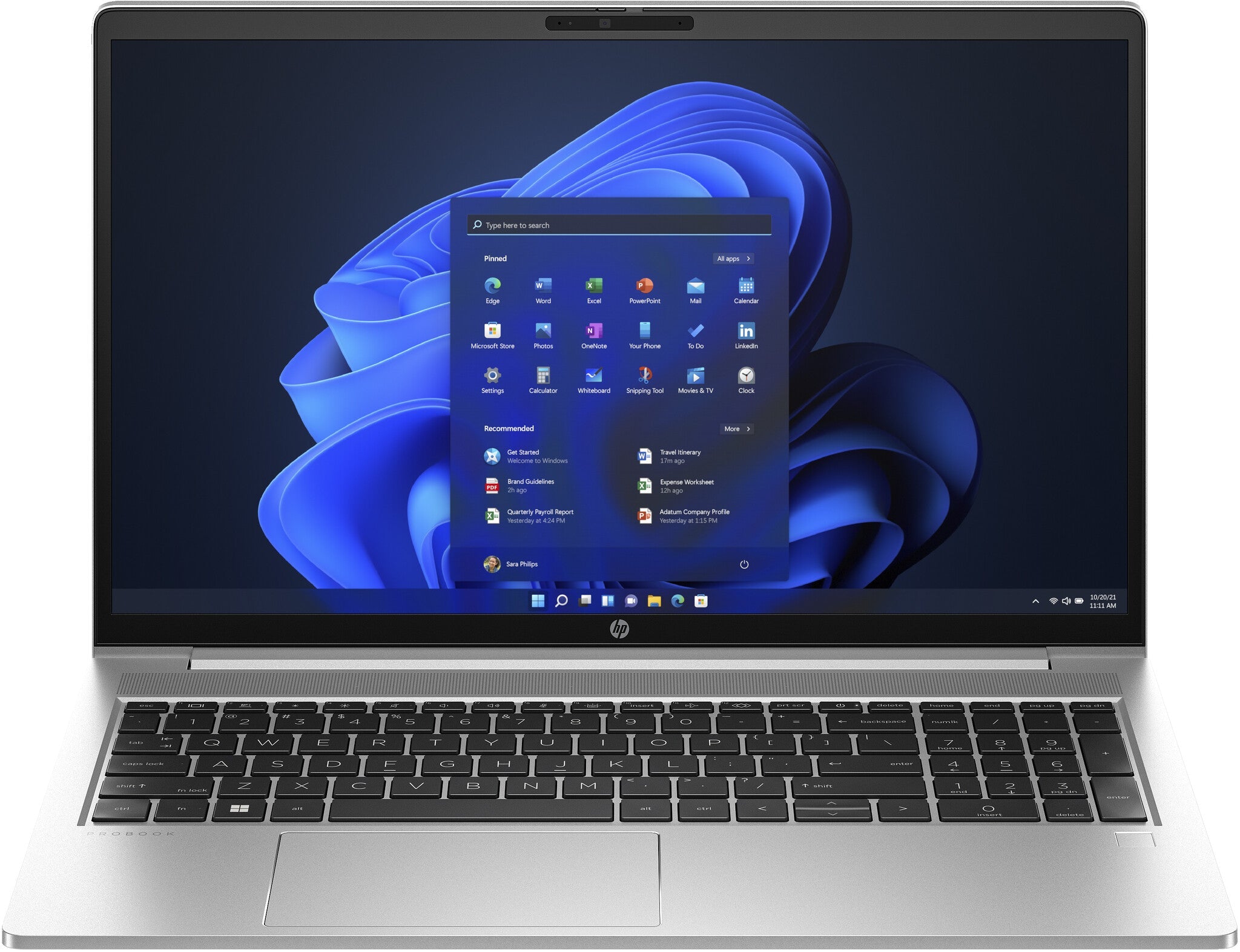 HP ProBook 450 G10 Laptop - 39.6 cm (15.6") - Intel® Core™ i5-1334U - 16 GB DDR4-SDRAM - 256 GB SSD - Wi-Fi 6E - Windows 11 Pro - Silver