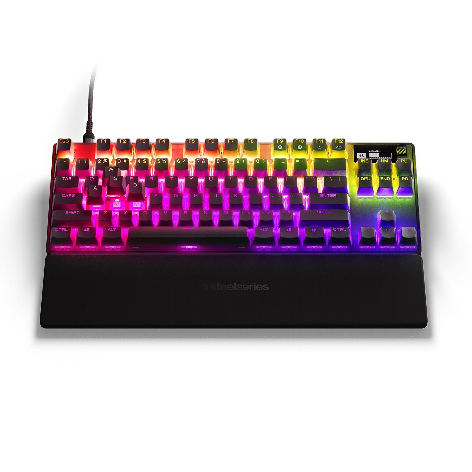 Steelseries APEX PRO TKL - USB Wired RGB Mechanical Gaming Keyboard in Grey (QWERTY UK)