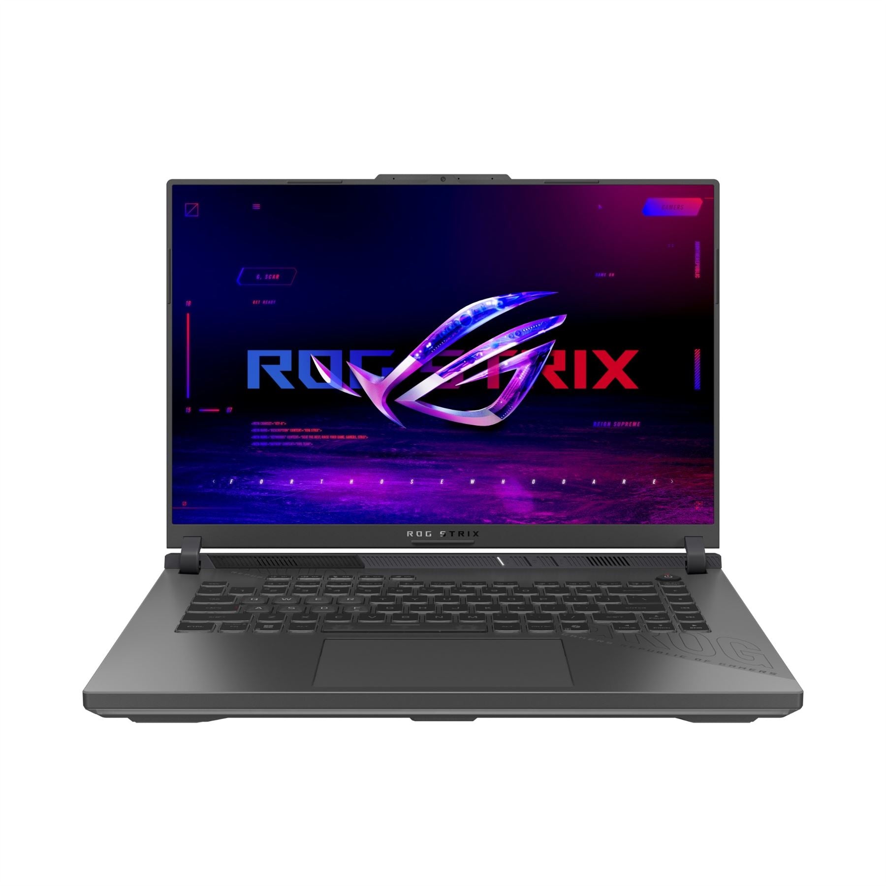 ASUS ROG Strix G16 Laptop - 40.6 cm (16") - AMD Ryzen 9 8940HX - 32 GB DDR5-SDRAM - 1 TB SSD - NVIDIA GeForce RTX 5070 - Wi-Fi 6E - Windows 11 Home - Black / Grey