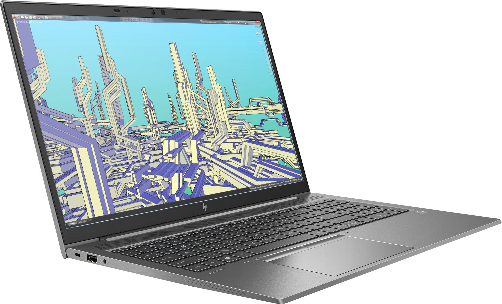 HP ZBook Firefly G8 Laptop - 39.6 cm (15.6") - Intel® Core™ i7-1165G7 - 16 GB DDR4-SDRAM - 512 GB SSD - NVIDIA Quadro T500 - Wi-Fi 6 - Windows 10 Pro - Grey