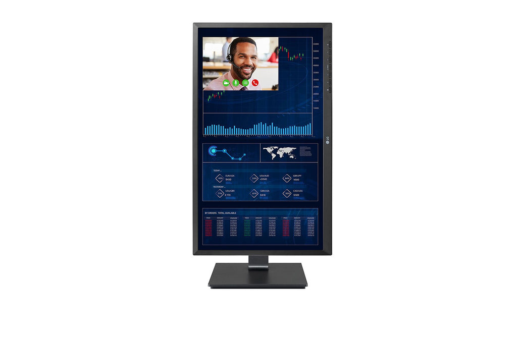 LG 24CQ650N-6N All-in-one Computer - 60.5 cm (23.8") - 1920 x 1080 pixels - Intel® Celeron® N5105 - 4 GB DDR4-SDRAM - 16 GB eMMC - Wi-Fi 6 - Black