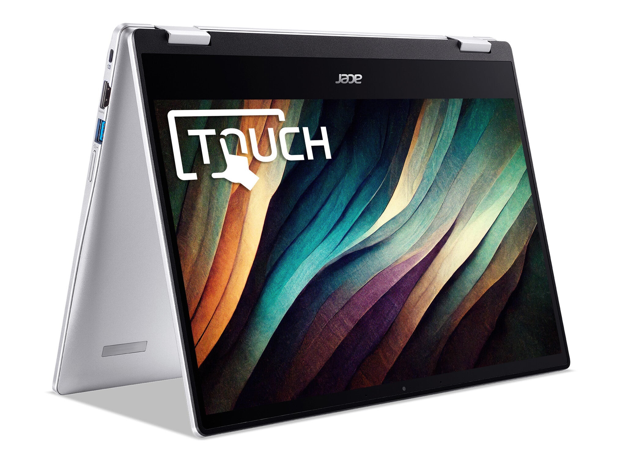 Acer Chromebook Spin 314 Hybrid (2-in-1) - 35.6 cm (14") - Touchscreen - Intel Celeron N4500 - 4 GB LPDDR4x-SDRAM - 128 GB eMMC - Wi-Fi 6 - ChromeOS - Silver