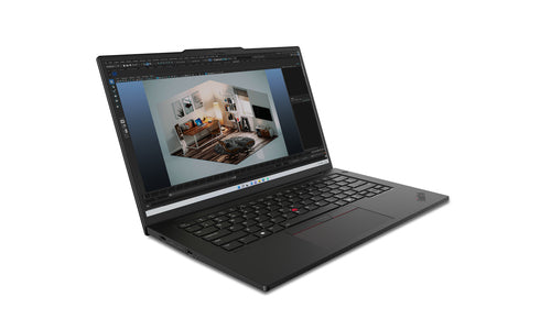 Lenovo ThinkPad P14s Gen 5 Laptop - 36.8 cm (14.5") - Intel Core Ultra 7 155H - 64 GB DDR5-SDRAM - 1 TB SSD - NVIDIA RTX 500 Ada - Wi-Fi 6E - Windows 11 Pro - Black