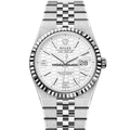 Rolex Land-Dweller 127234 White Honeycomb Motif