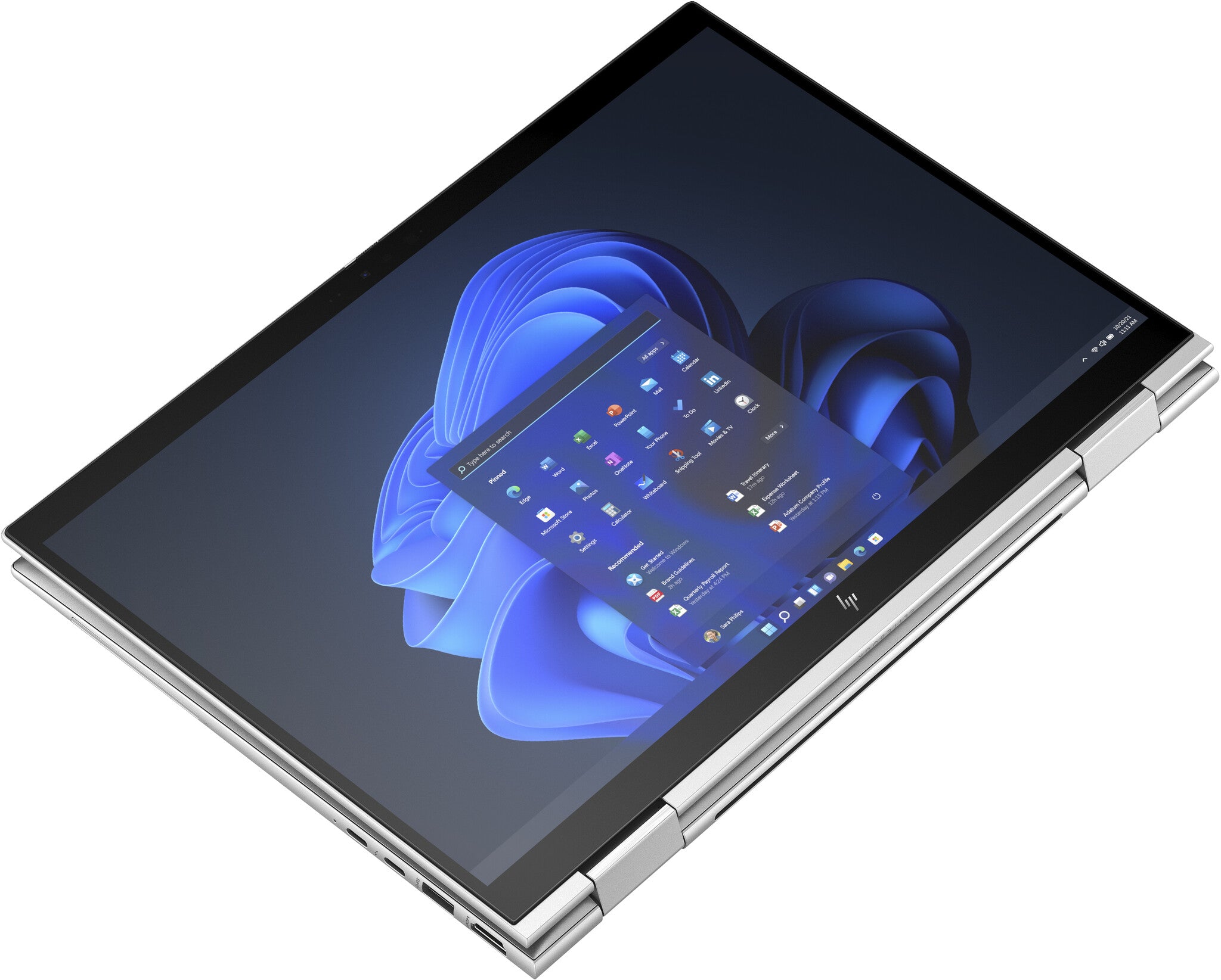 HP Elite x360 1040 G10 Hybrid (2-in-1) - 35.6 cm (14") - Touchscreen - Intel® Core™ i7-1355U - 16 GB LPDDR5-SDRAM - 512 GB SSD - Wi-Fi 6E - Windows 11 Pro - Silver