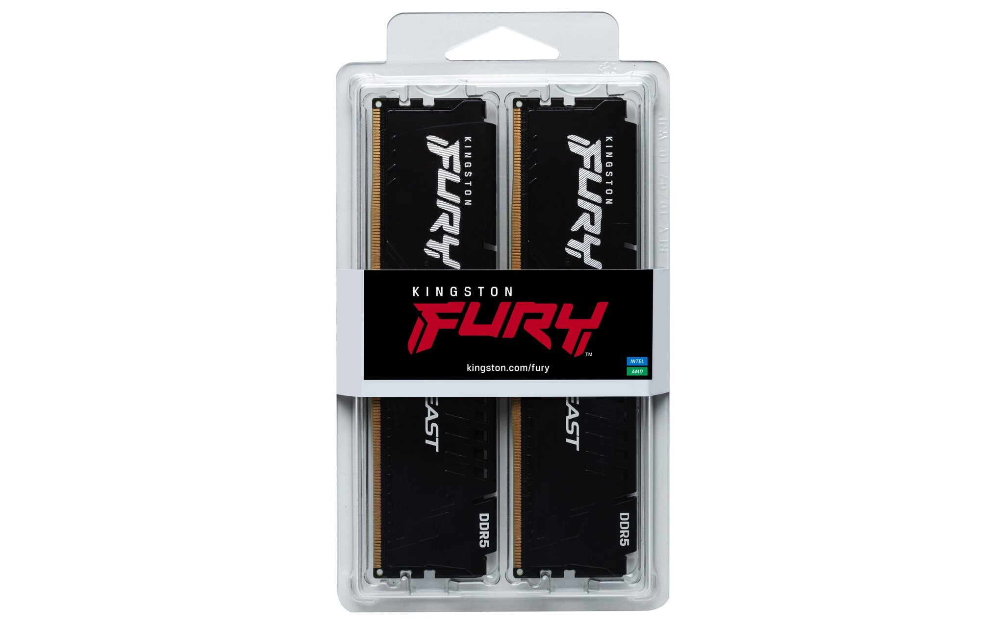 Kingston Technology FURY Beast Black - 16 GB 2 x 8 GB 6000MT/s DDR5 memory module