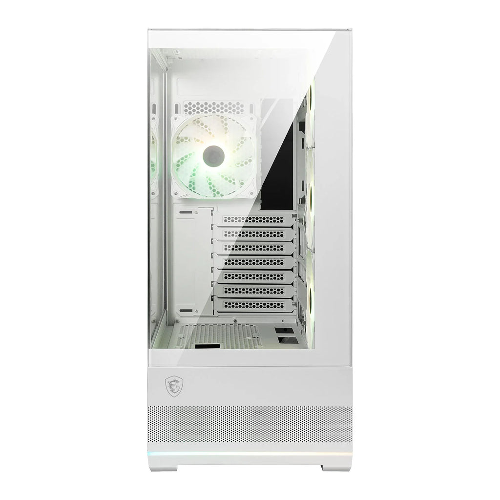 MSI MAG PANO 110R PZ - Tempered Glass ATX Mid-Tower in White