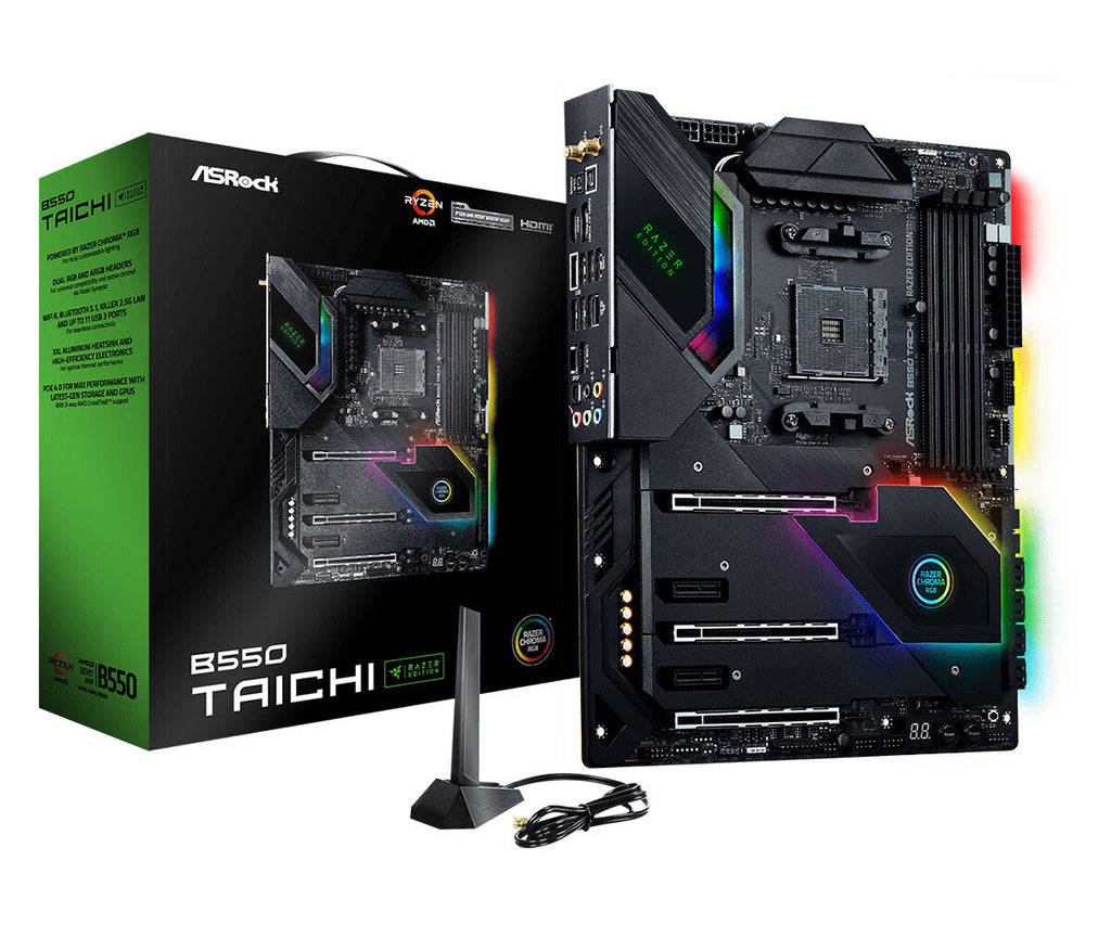 Asrock B550 Taichi "Razer Edition" ATX motherboard - AMD B550 Socket AM4
