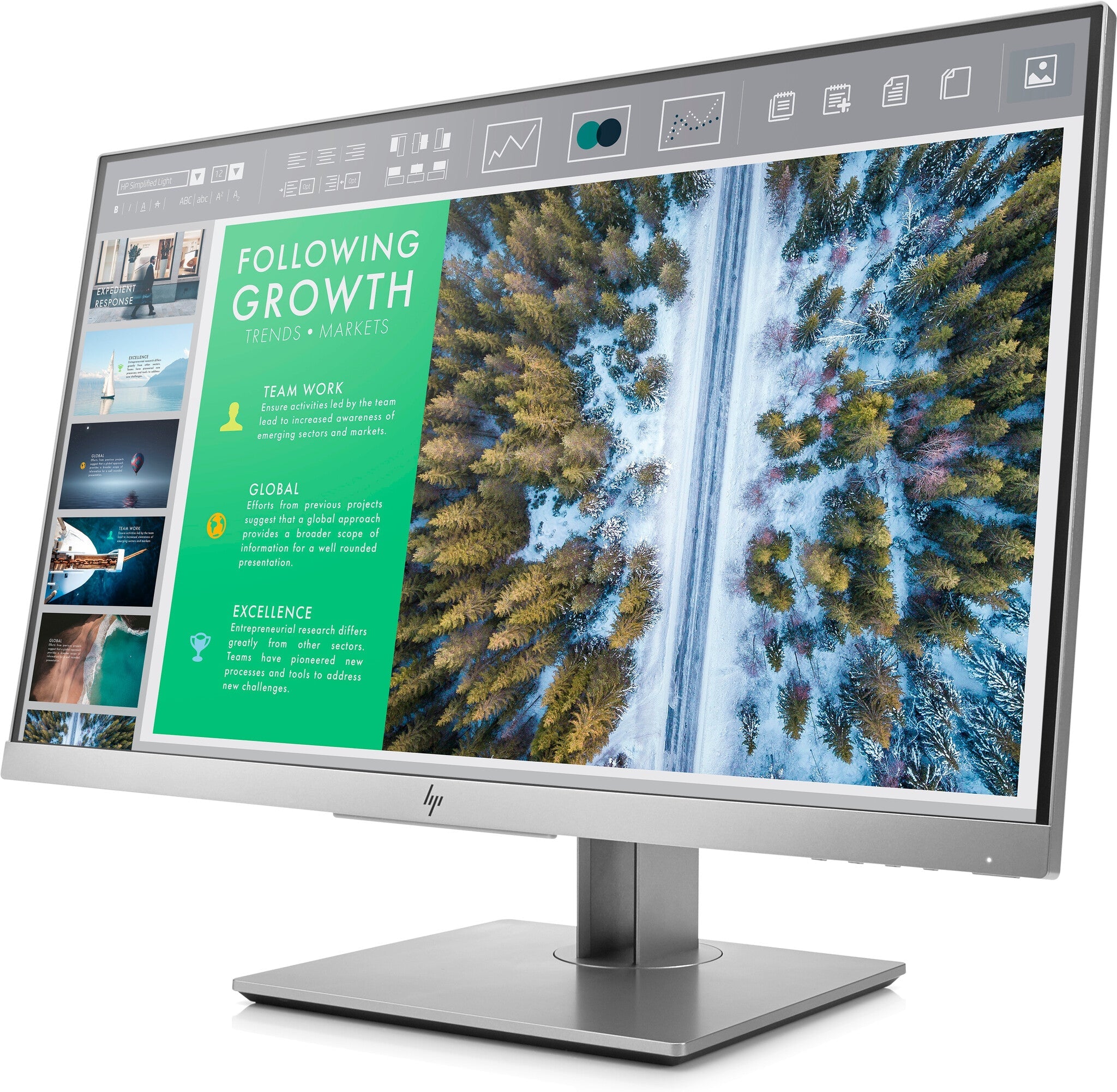 HP EliteDisplay E243 - 60.5 cm (23.8") - 1920 x 1080 pixels Full HD LED Monitor
