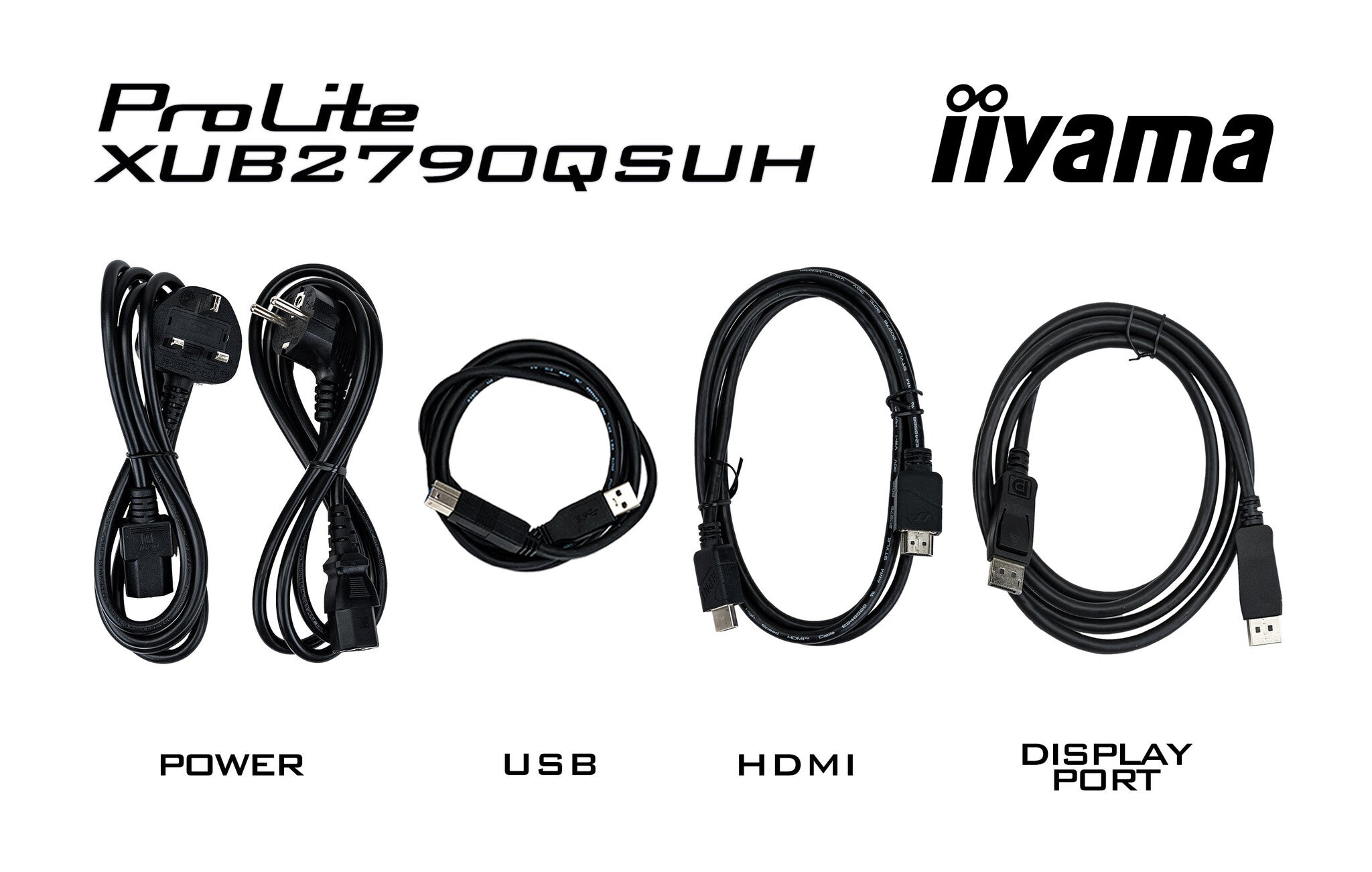 iiyama ProLite XUB2790QSUH-B1 - 68.6 cm (27") - 2560 x 1440 pixels 4K Ultra HD LED Monitor