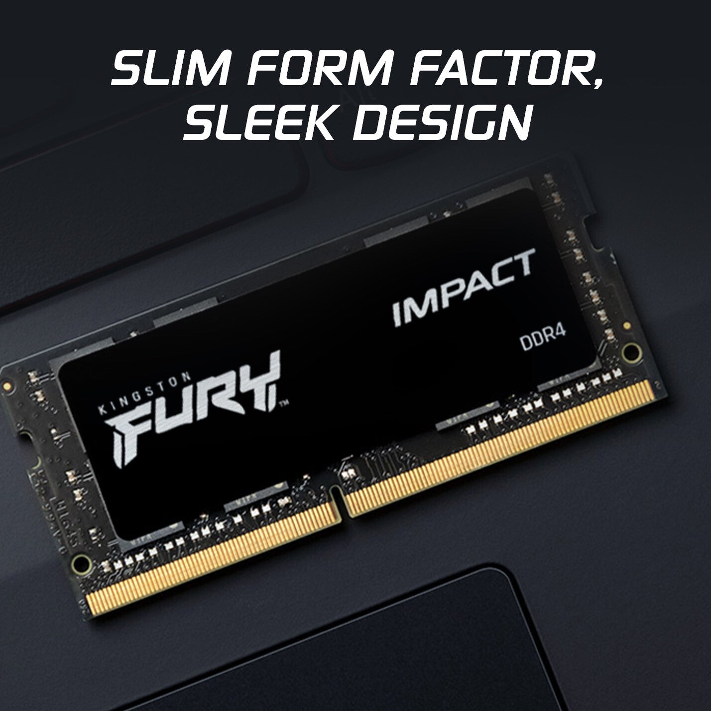 Kingston Technology FURY Impact - 32 GB 2 x 16 GB 2666MT/s DDR4 SO-DIMM memory module