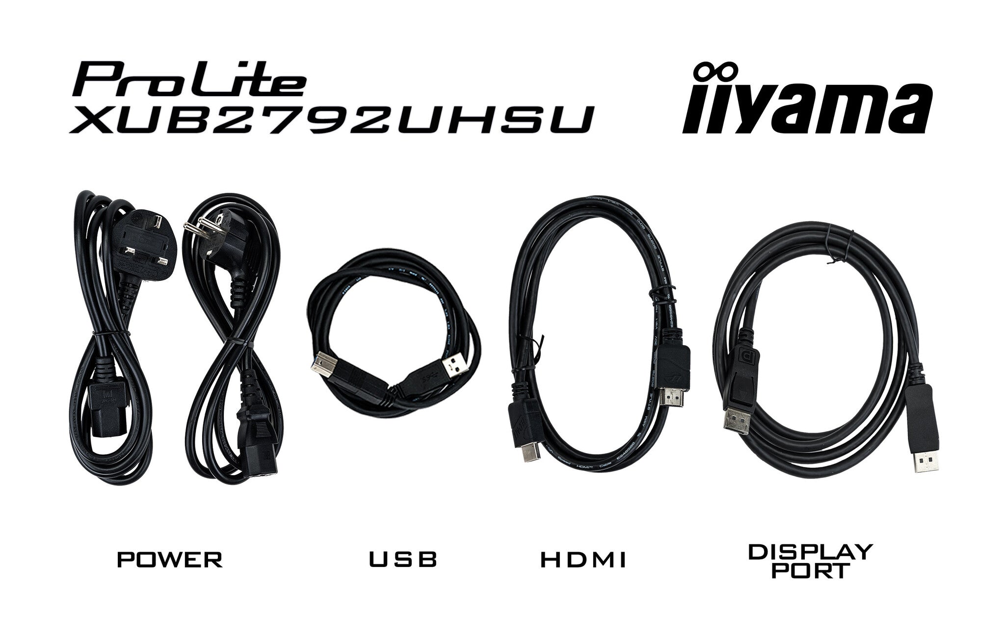 iiyama ProLite XUB2792UHSU-B6 - 68.6 cm (27") - 3840 x 2160 pixels Dual UHD LED Monitor
