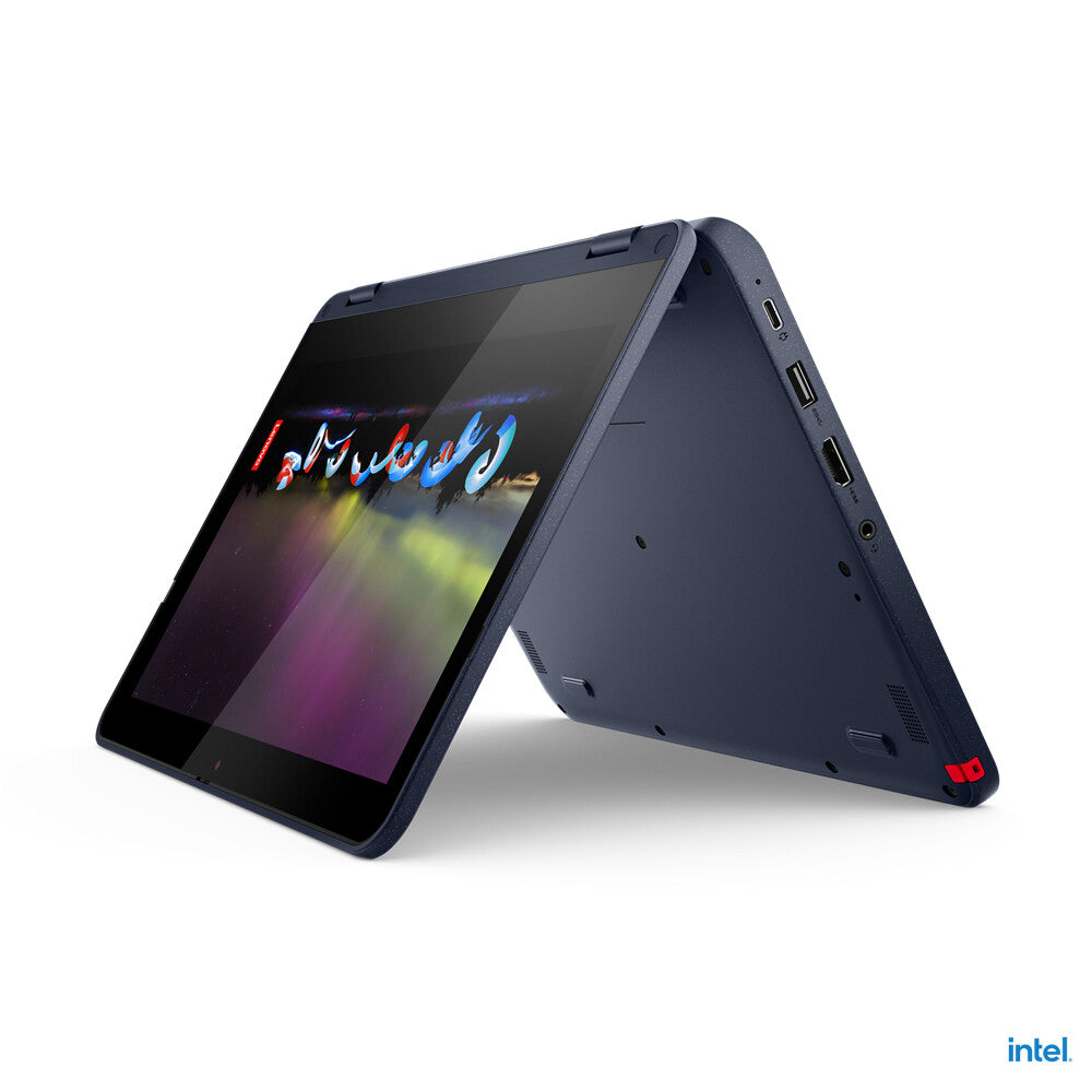 Lenovo 500w Gen 3 Hybrid (2-in-1) - 29.5 cm (11.6") - Touchscreen - Intel® Celeron® N5100 - 4 GB LPDDR4x-SDRAM - 128 GB SSD - Wi-Fi 6 - Windows 11 Pro - Blue