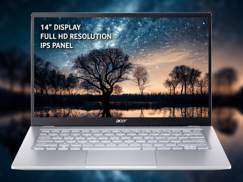 Acer Swift 3 Laptop - 35.6 cm (14") - AMD Ryzen 7 5700U - 16 GB LPDDR4x-SDRAM - 1 TB SSD - Wi-Fi 6 - Windows 11 Home - Silver
