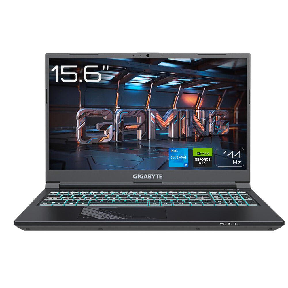 Gigabyte G5 KF5 Gaming Laptop - 39.6 cm (15.6") - Intel® Core™ i5-13500H - 16 GB DDR5-SDRAM - 512 GB SSD - NVIDIA GeForce RTX 4060 - Wi-Fi 6E - Windows 11 Home - Black