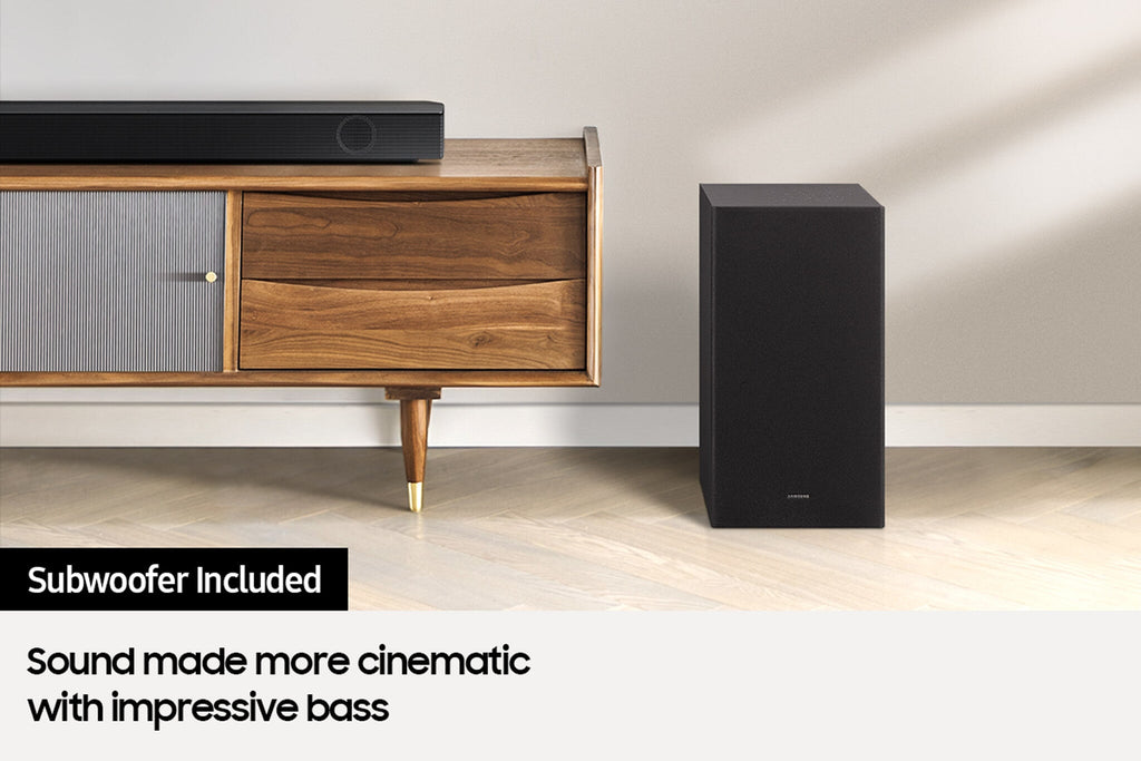 Samsung HW-B550 - Bluetooth Soundbar with Virtual DTS:X & Wireless Subwoofer in Black