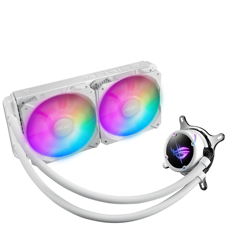 ASUS ROG STRIX LC II 240 ARGB "White Edition" - All-in-one Liquid Processor Cooler in White - 240mm