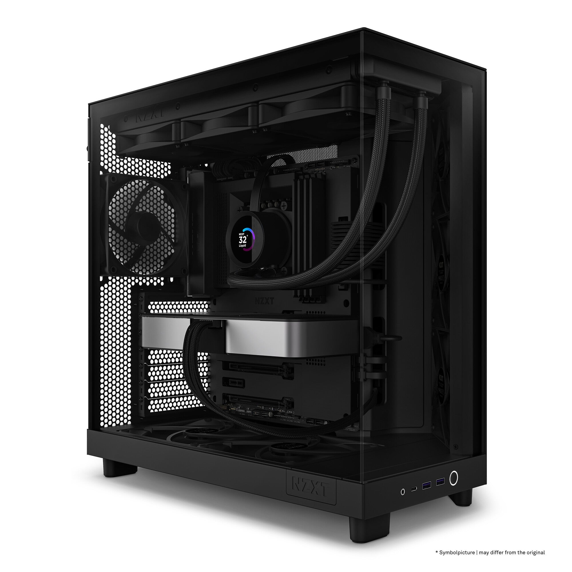 NZXT H6 Flow - ATX Mid Tower Case in Black