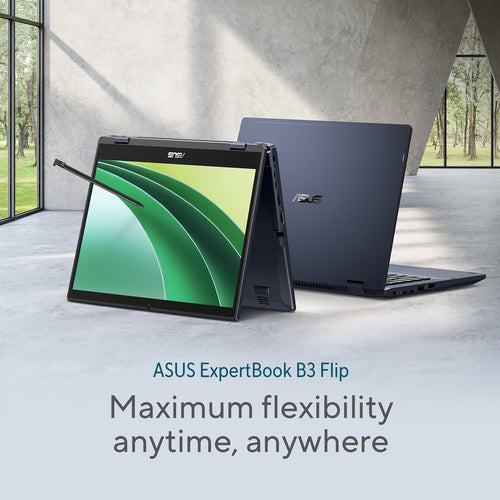 ASUS ExpertBook B3 Flip Hybrid (2-in-1) - 35.6 cm (14") - Touchscreen - Intel® Core™ i5-1335U - 8 GB DDR4-SDRAM - 256 GB SSD - Wi-Fi 6E - Windows 11 Pro Education - Black