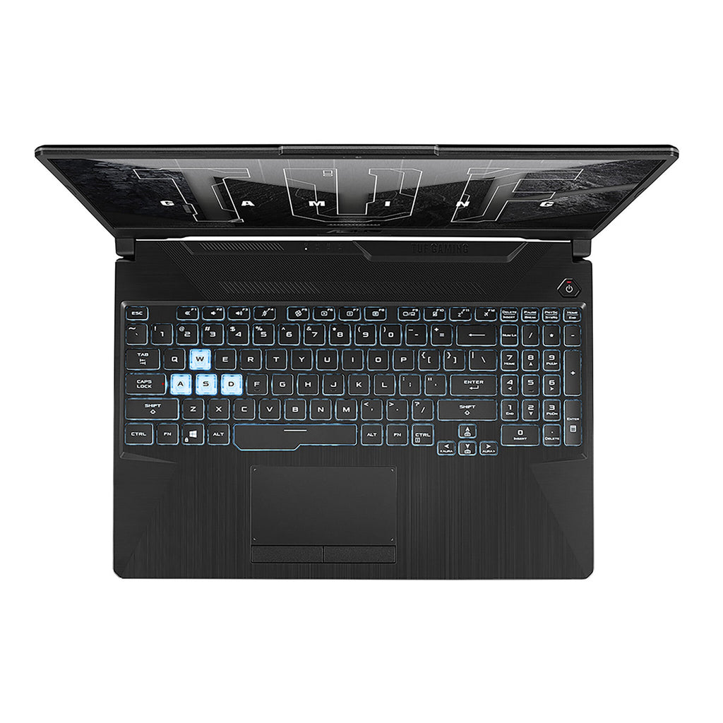 ASUS TUF Gaming F15 Laptop - 39.6 cm (15.6") - Intel® Core™ i7-11800H - 8 GB DDR4-SDRAM - 512 GB SSD - NVIDIA GeForce RTX 3050 Ti - Wi-Fi 6 - Windows 11 Home - Black