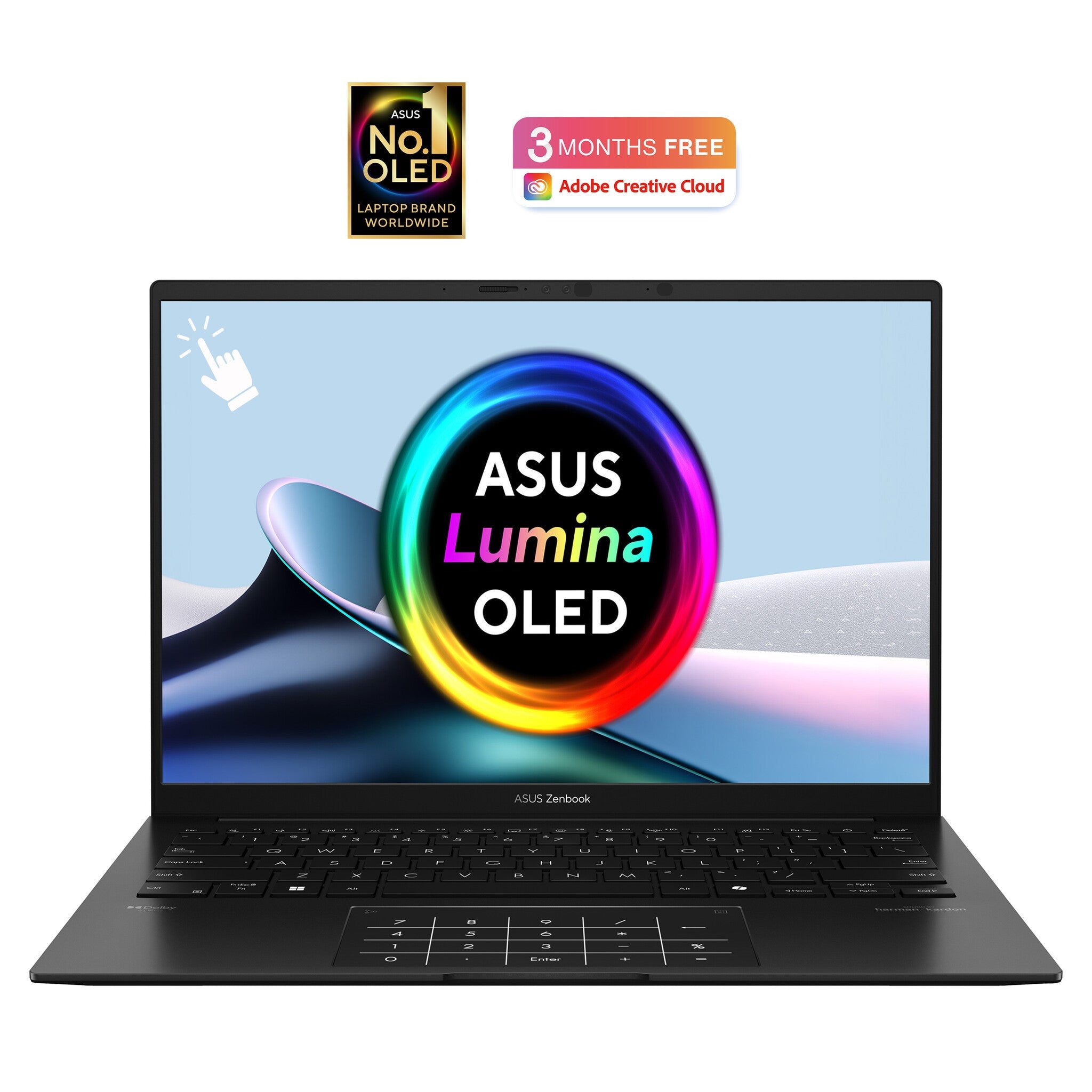 ASUS Zenbook 14 OLED Laptop - 35.6 cm (14") - AMD Ryzen™ 7 8840HS - 16 GB LPDDR5x-SDRAM - 1 TB SSD - Wi-Fi 6E - Windows 11 Home - Black