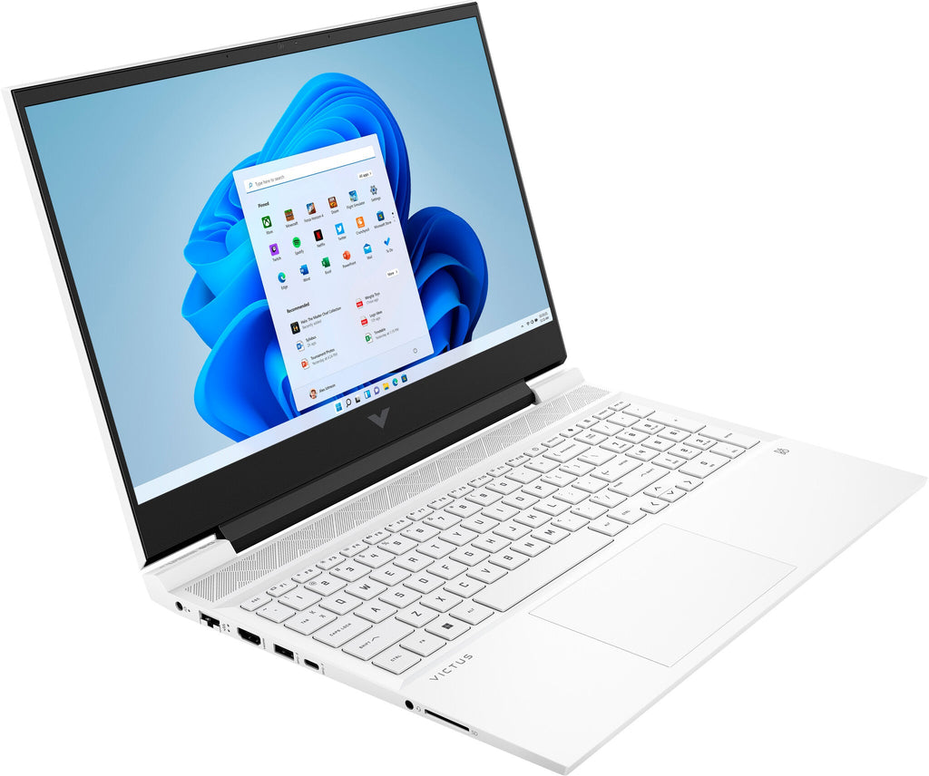HP Victus Gaming Laptop - 40.9 cm (16.1") - Intel® Core™ i5-11400H - 8 GB DDR4-SDRAM - 512 GB SSD - NVIDIA GeForce RTX 3050 Ti - Wi-Fi 6 - Windows 11 Home - White