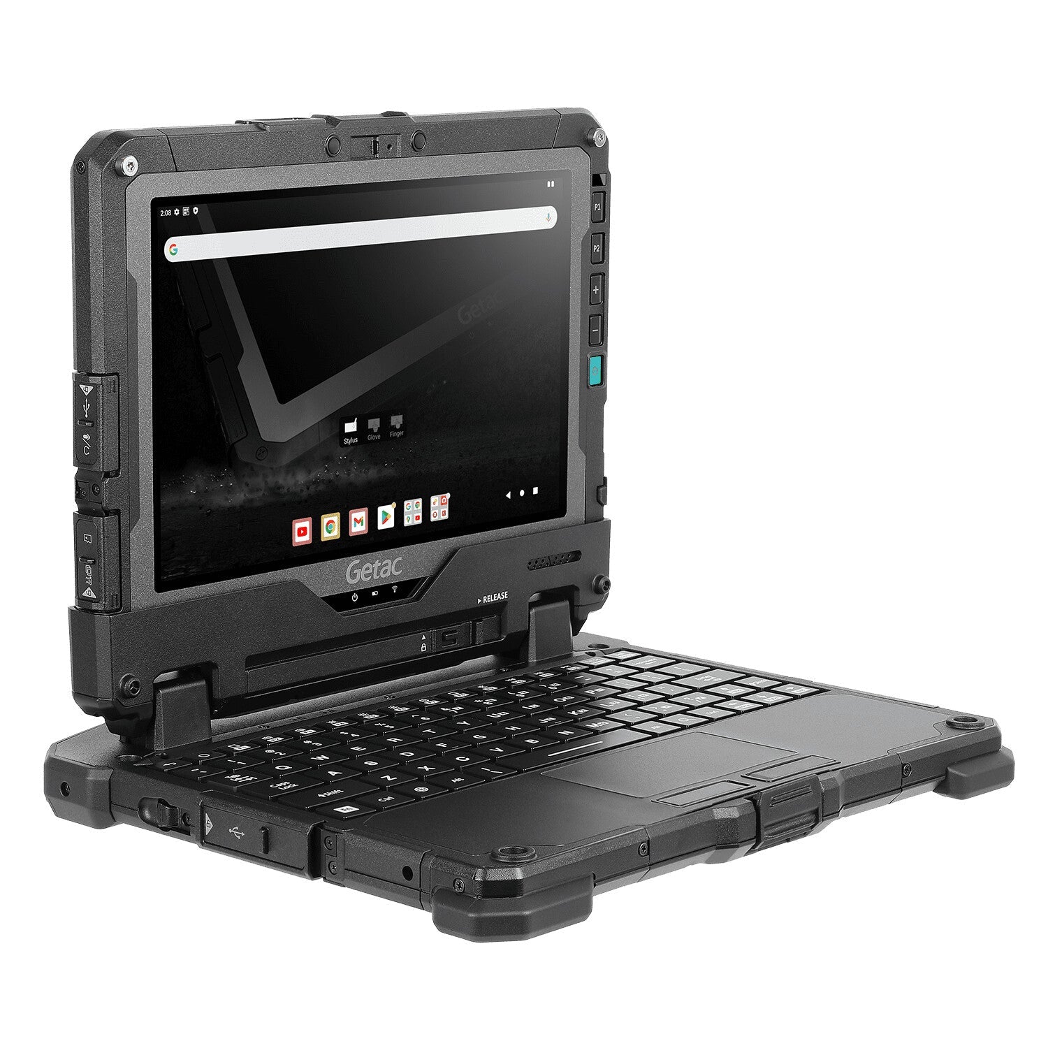 Getac ZX10 - 25.6 cm (10.1") - 128 GB - 6 GB - Wi-Fi 5 - Android 12 - Black