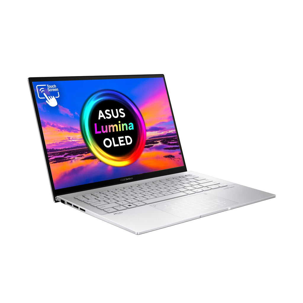 ASUS Zenbook 14 OLED Laptop - 35.6 cm (14") - Touchscreen - Intel® Core™ i9-13900H - 16 GB LPDDR5-SDRAM - 1 TB SSD - Wi-Fi 6E - Windows 11 Home - Silver