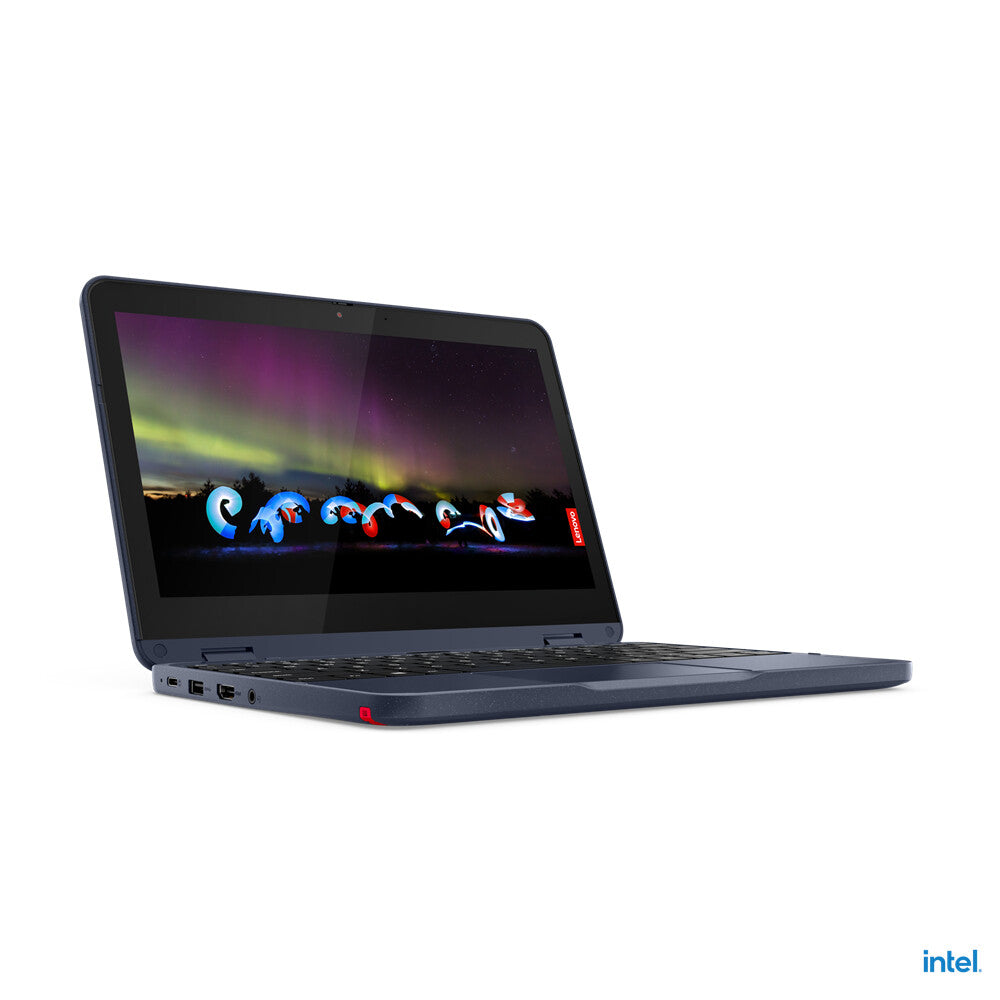Lenovo 500w Gen 3 Hybrid (2-in-1) - 29.5 cm (11.6") - Touchscreen - Intel® Celeron® N5100 - 4 GB LPDDR4x-SDRAM - 128 GB SSD - Wi-Fi 6 - Windows 11 Pro - Blue