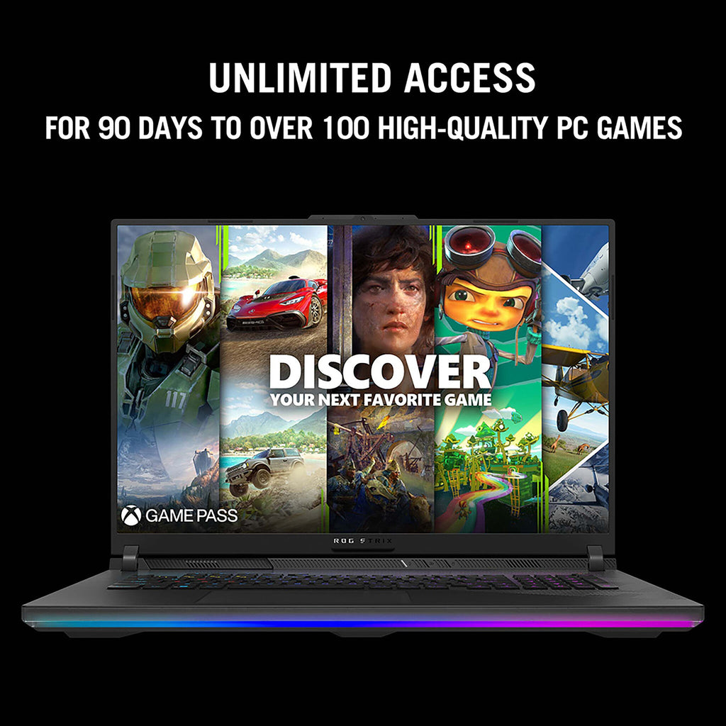 ASUS ROG Strix SCAR 16 Laptop - 40.6 cm (16") - Intel® Core™ i9-14900HX - 32 GB DDR5-SDRAM - 2 TB SSD - NVIDIA GeForce RTX 4080 - Wi-Fi 6E - Windows 11 Home - Black