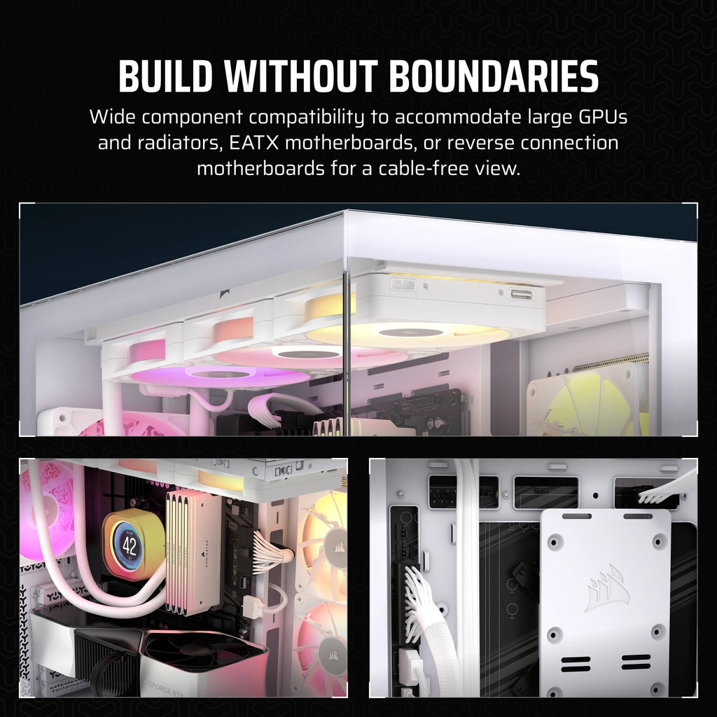 Corsair 3500X - ATX Mid Tower Case in White