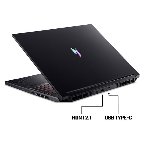 Acer Nitro V 16 Gaming Laptop - 40.6 cm (16") - AMD Ryzen 7 8845HS - 16 GB DDR5-SDRAM - 512 GB SSD - NVIDIA GeForce RTX 3050 - Wi-Fi 6 - Windows 11 Home - Black