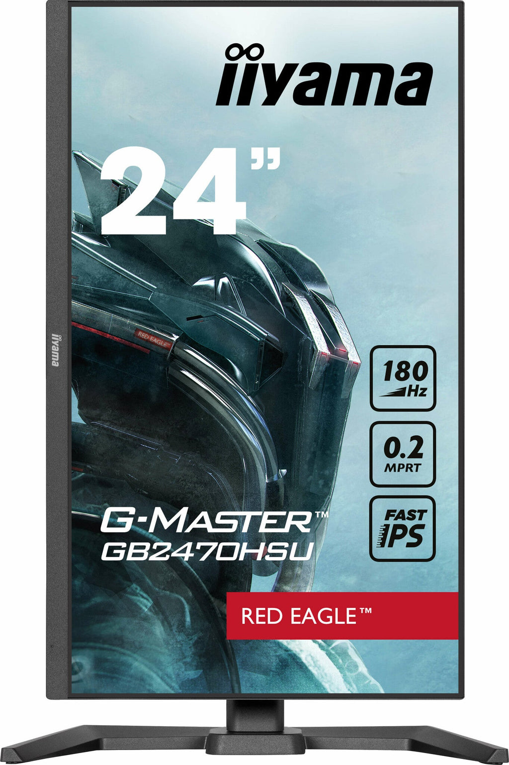 iiyama G-MASTER GB2470HSU-B6 - 60.5 cm (23.8") - 1920 x 1080 pixels Full HD LCD Monitor