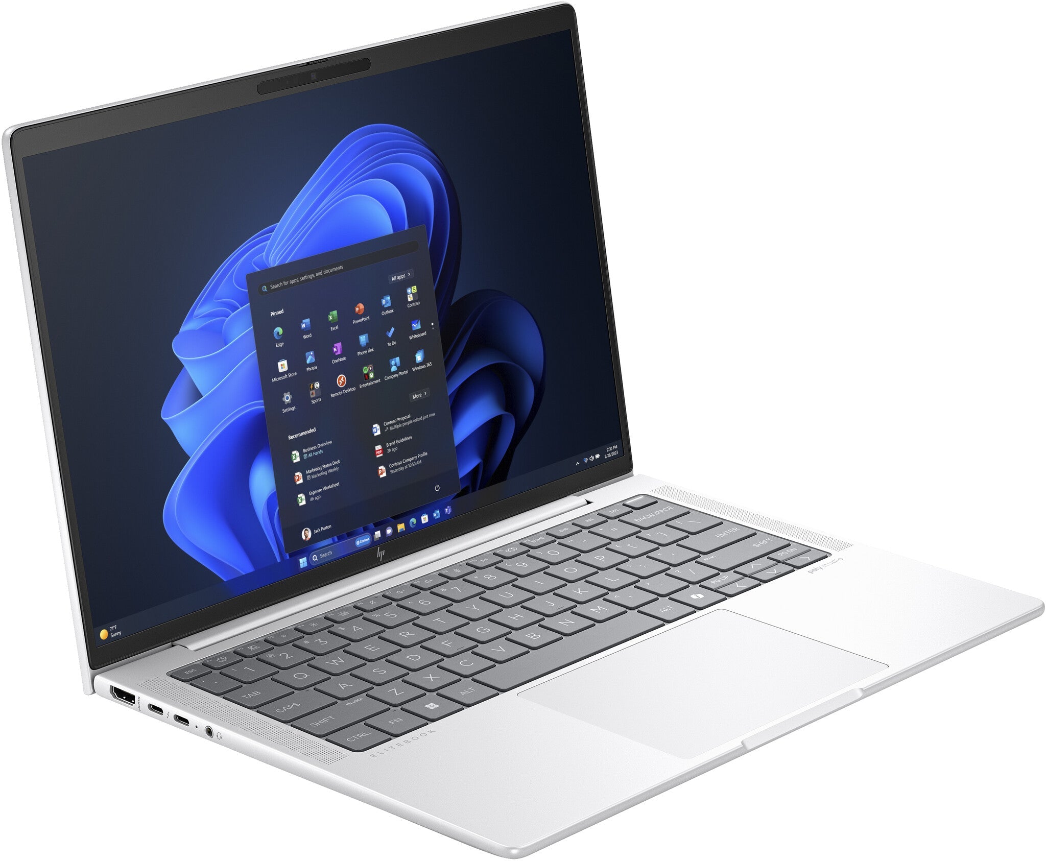 HP EliteBook 1040 G11 Laptop - 35.6 cm (14") - Intel Core Ultra 7 155H - 32 GB LPDDR5x-SDRAM - 512 GB SSD - Wi-Fi 6E - Windows 11 Pro - Silver