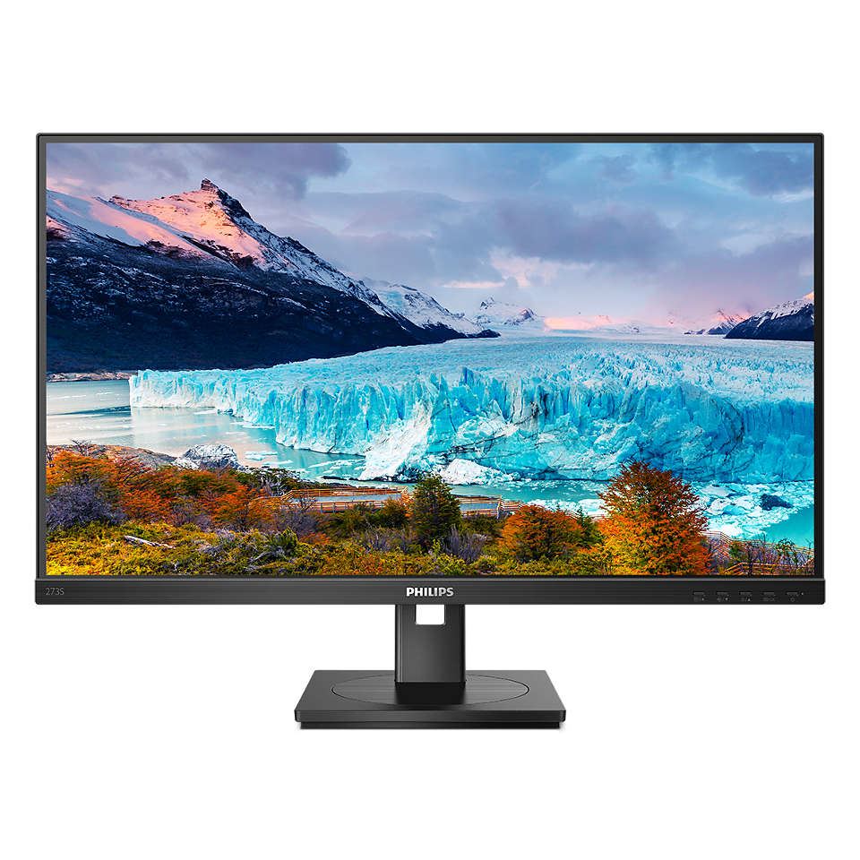 Philips S Line 273S1/00 Computer Monitor 68.6 cm (27") 1920 x 1080 pixels Full HD LCD Black