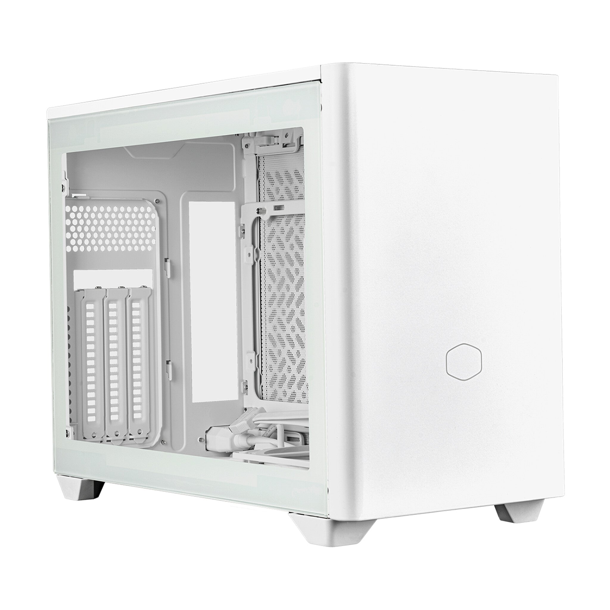 Cooler Master MasterBox NR200P V2 - Mini ITX Desktop Case in White