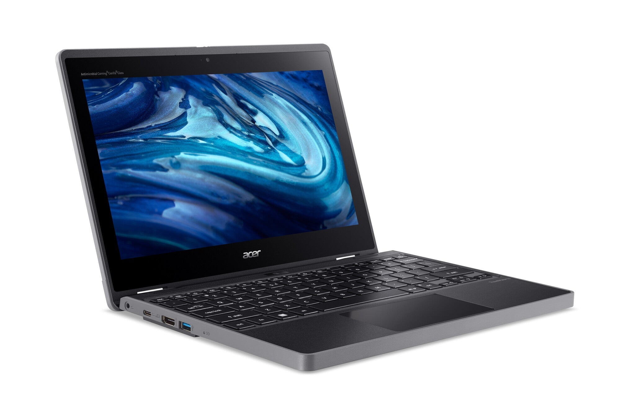 Acer TravelMate Spin B3 - 29.5cm (11.6") - Touchscreen - Intel® N N200 - 8 GB DDR5-SDRAM - 256 GB SSD - Wi-Fi 6E - Windows 11 Pro Education - Black