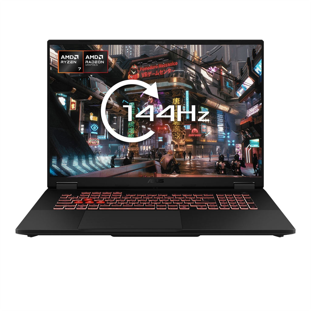 ASUS TUF Gaming FA808UM-S8013W Laptop - 45.7 cm (18") - AMD Ryzen™ 7 260 - 16 GB DDR5-SDRAM - 1 TB SSD - NVIDIA GeForce RTX 5060 - Wi-Fi 6E - Windows 11 Home - Jaeger Gray
