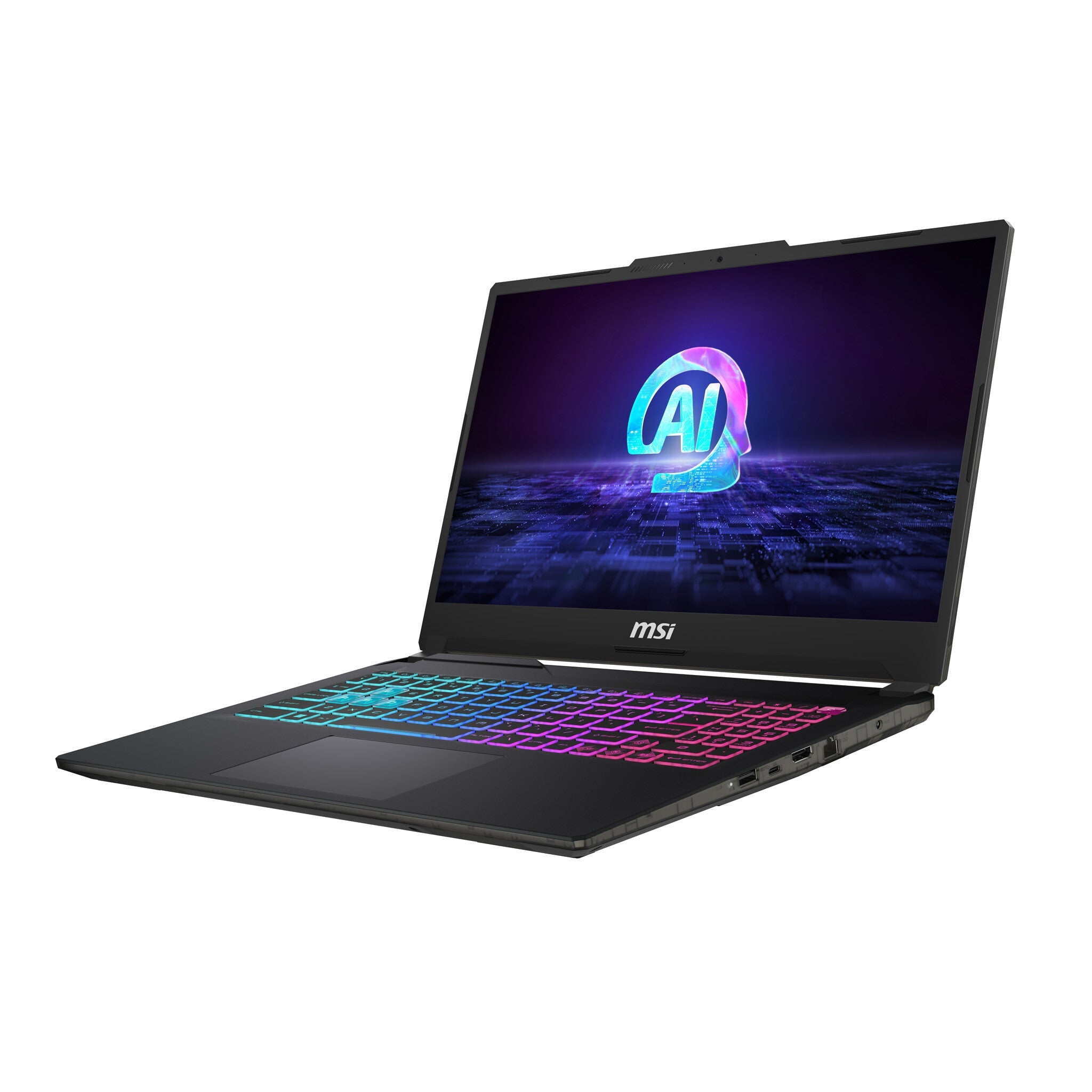 MSI Cyborg 15 AI Laptop - 39.6 cm (15.6") - Intel Core Ultra 7 155H - 16 GB DDR5-SDRAM - 512 GB SSD - NVIDIA GeForce RTX 4050 - Wi-Fi 6E - Windows 11 Home - Black