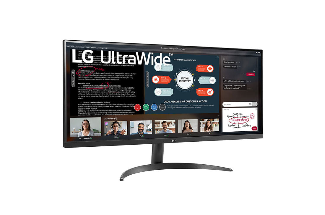 LG 34WP500-B - 86.4 cm (34") - 2560 x 1080 pixels UltraWide FHD LED Monitor
